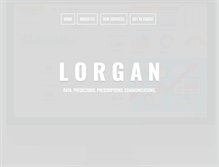 Tablet Screenshot of lorganglobal.com